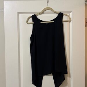 Express Black Asymmetrical Tank Top